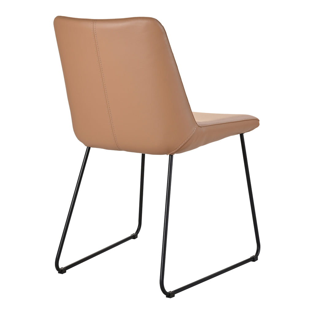 VILLA DINING CHAIR LIGHT BROWN-M2