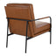 VERLAINE CHAIR CHESTNUT BROWN