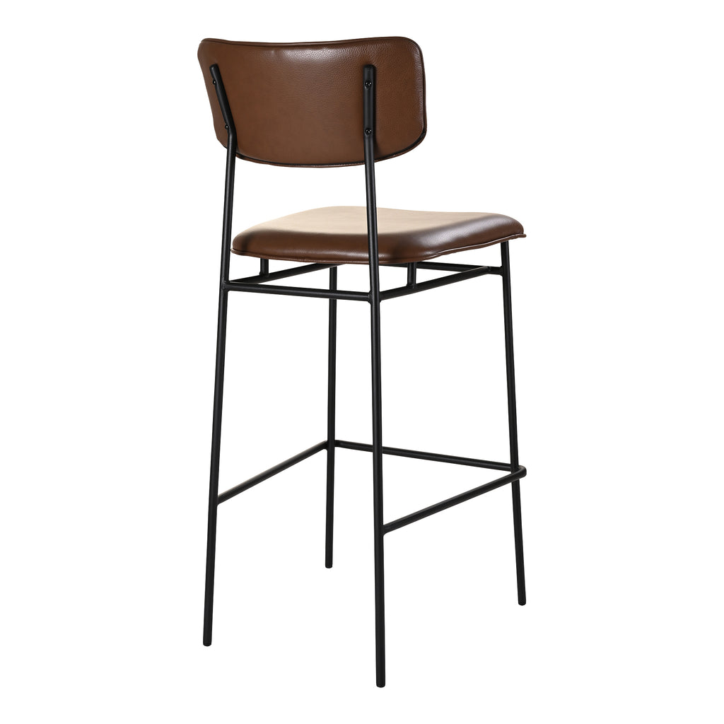 SAILOR BAR STOOL DARK BROWN