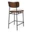 SAILOR COUNTER STOOL DARK BROWN