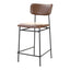 SAILOR COUNTER STOOL DARK BROWN