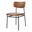 SAILOR DINING CHAIR BROWN