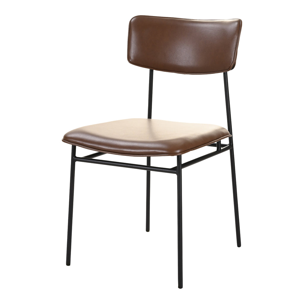 SAILOR DINING CHAIR DARK BROWN-M2