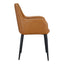 CANTATA DINING CHAIR TAWNY VEGAN LEATHER-M2