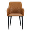 CANTATA DINING CHAIR TAWNY VEGAN LEATHER-M2