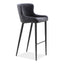 ETTA COUNTER STOOL DARK GREY