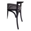 CHURCHILL DINING CHAIR ANTIQUE BLACK-M2