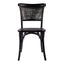 CHURCHILL DINING CHAIR ANTIQUE BLACK-M2