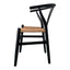 VENTANA DINING CHAIR BLACK AND NATURAL-M2