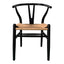 VENTANA DINING CHAIR BLACK AND NATURAL-M2