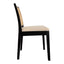 ORVILLE DINING CHAIR BLACK-M2