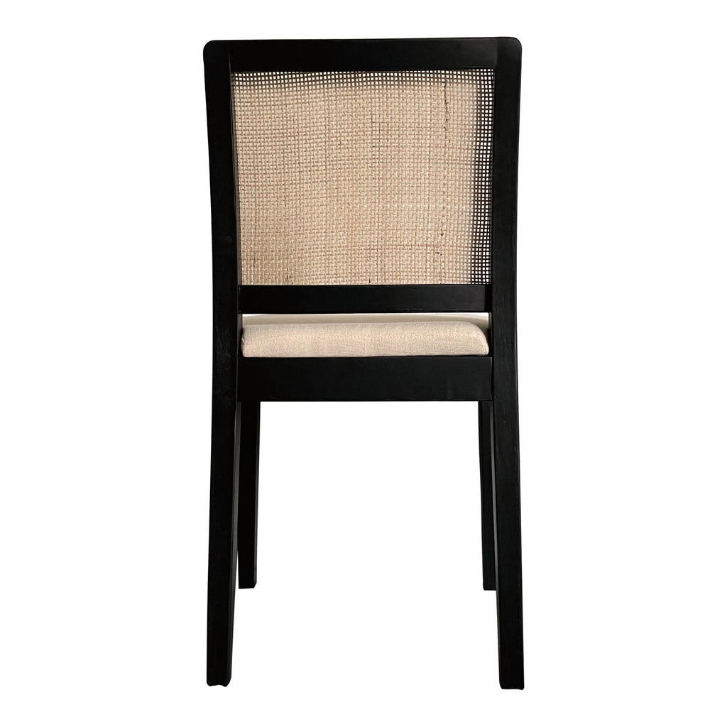 ORVILLE DINING CHAIR BLACK-M2