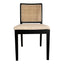 ORVILLE DINING CHAIR BLACK-M2