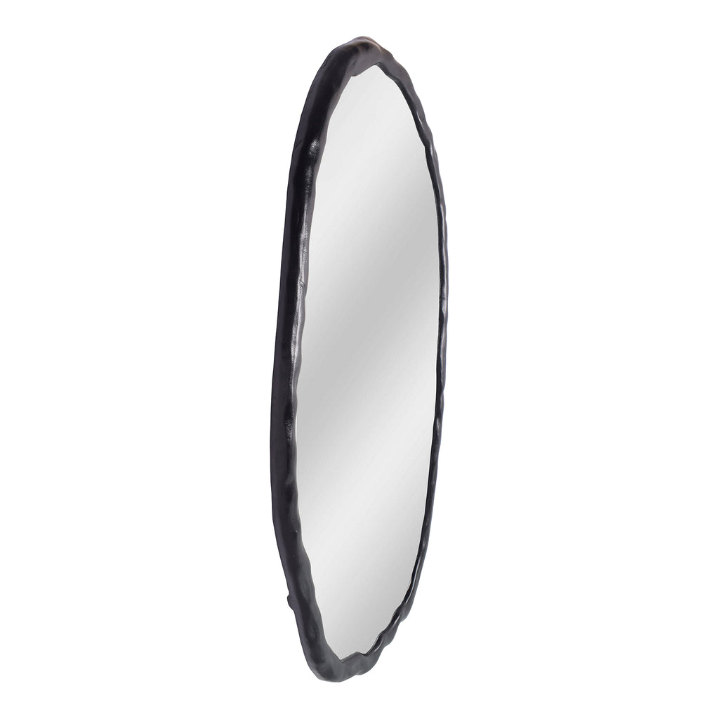 FOUNDRY MIRROR OVAL BLACK