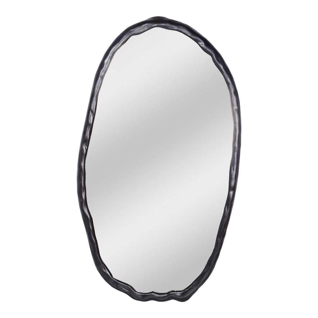 FOUNDRY MIRROR OVAL BLACK