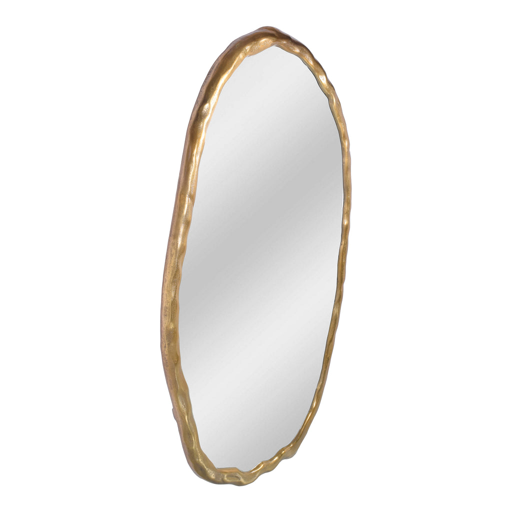 FOUNDRY MIRROR OVAL GOLD