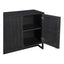 SIERRA 2 DOOR CABINET BLACK