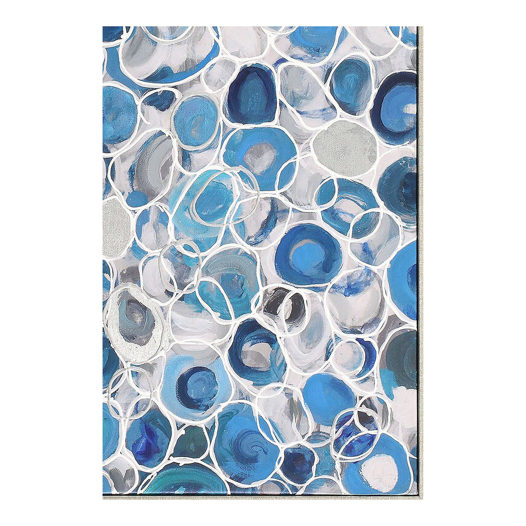 BLUE BUBBLES WALL DÉCOR