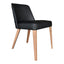 OUTLAW  DINING CHAIR BLACK-M2