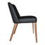 OUTLAW  DINING CHAIR BLACK-M2