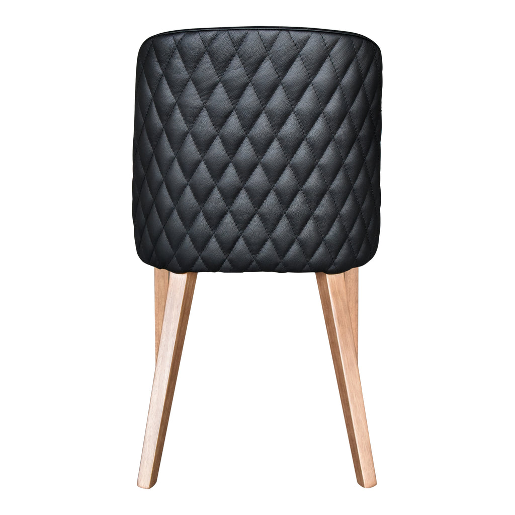 OUTLAW  DINING CHAIR BLACK-M2