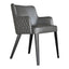 ZAYDEN DINING CHAIR DARK GREY