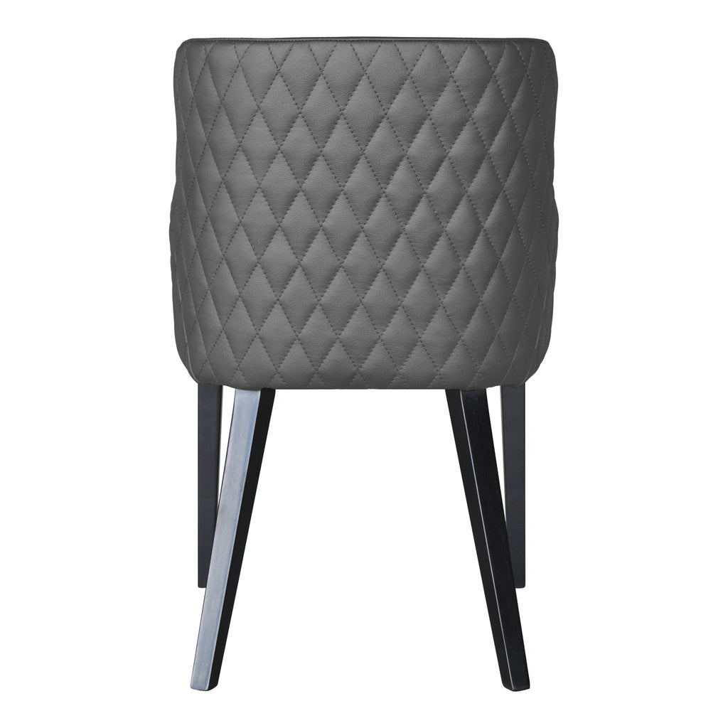 ZAYDEN DINING CHAIR DARK GREY