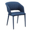 WILLIAM DINING CHAIR NAVY BLUE