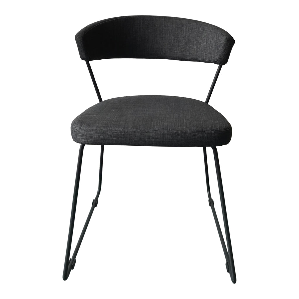 ADRIA DINING CHAIR DARK GREY-M2