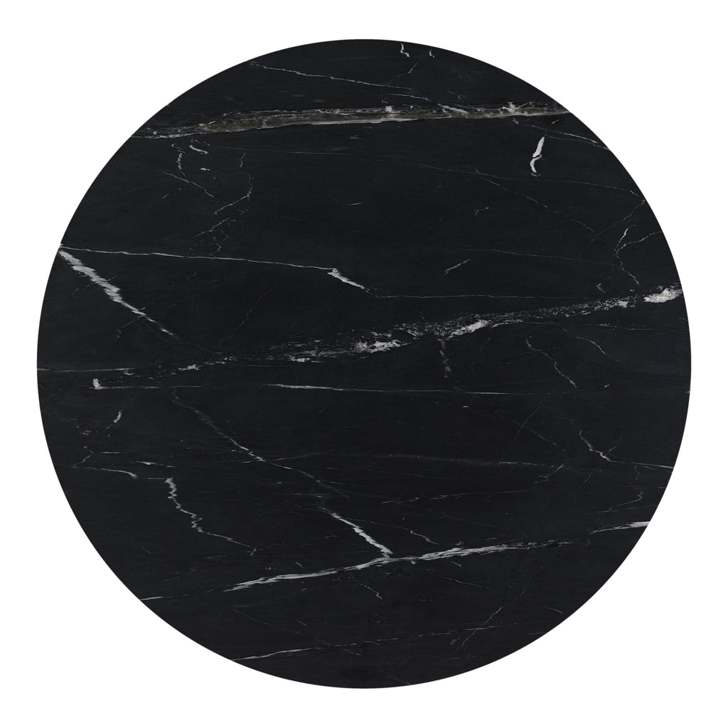 TOWER DINING TABLE BLACK MARBLE