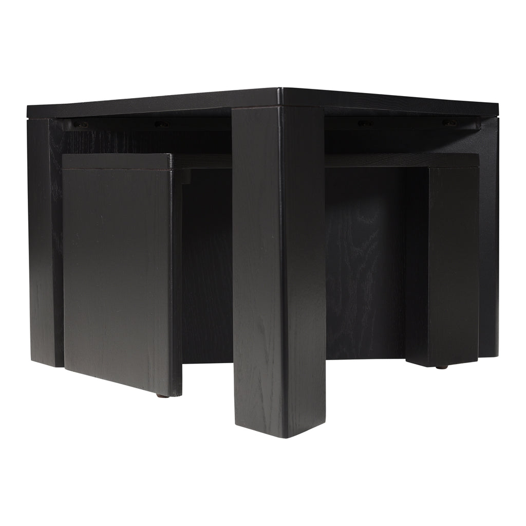 ATON NESTING COFFEE TABLE SET OF 2 BLACK