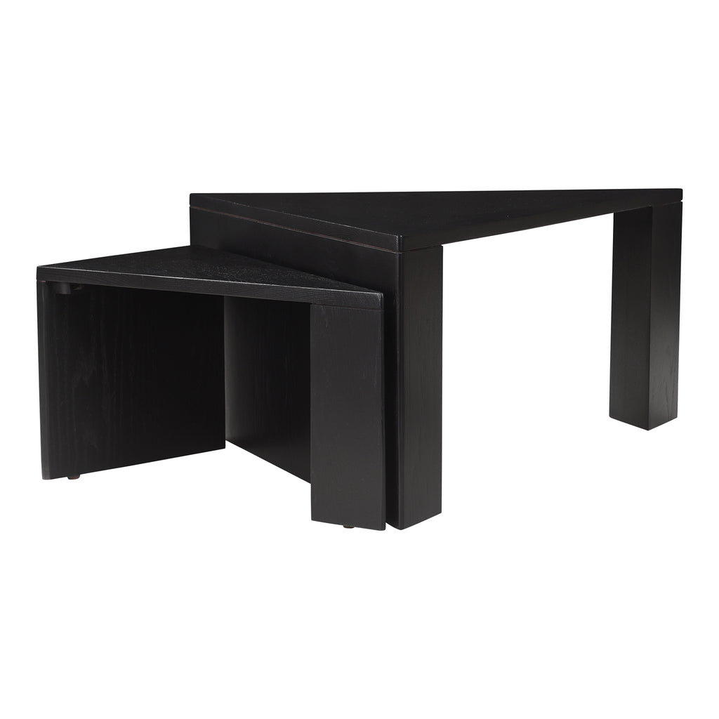 ATON NESTING COFFEE TABLE SET OF 2 BLACK