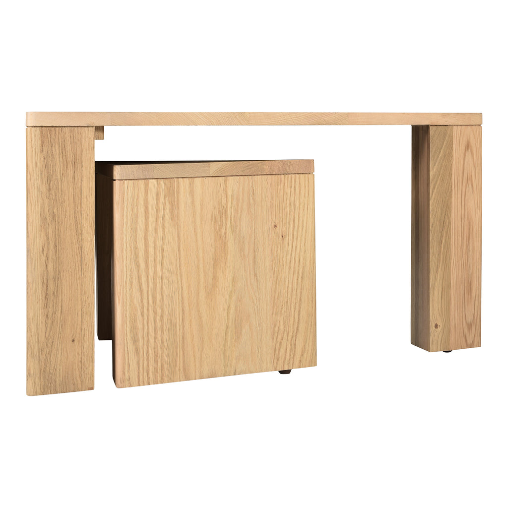 ATON NESTING COFFEE TABLE SET OF 2 NATURAL