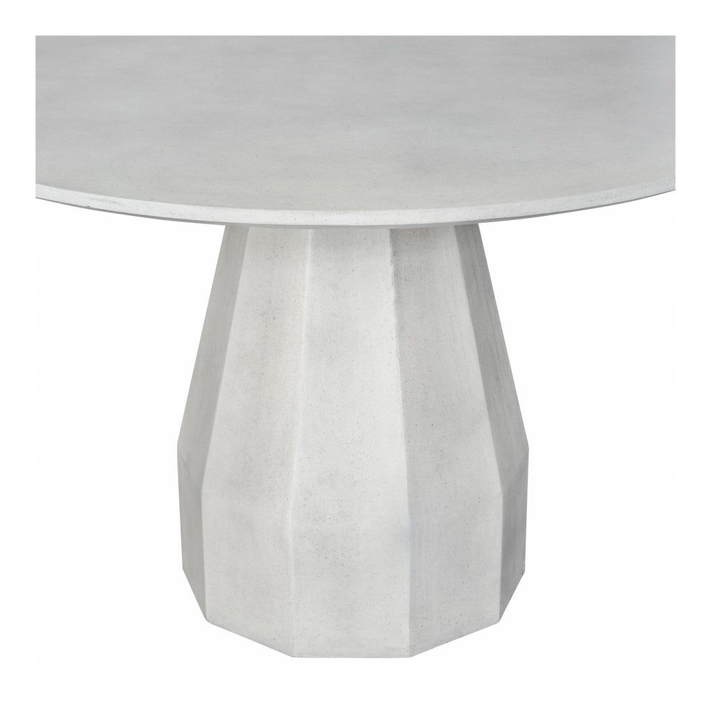 TEMPLO OUTDOOR DINING TABLE ANTIQUE WHITE