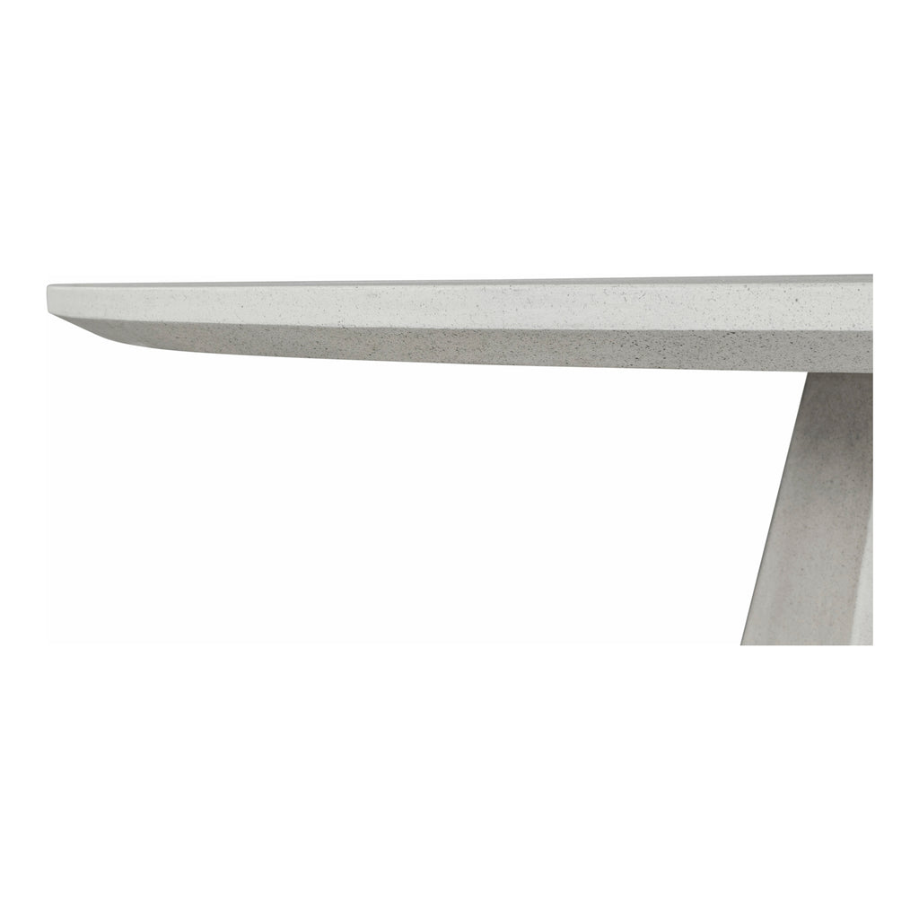 TEMPLO OUTDOOR DINING TABLE ANTIQUE WHITE