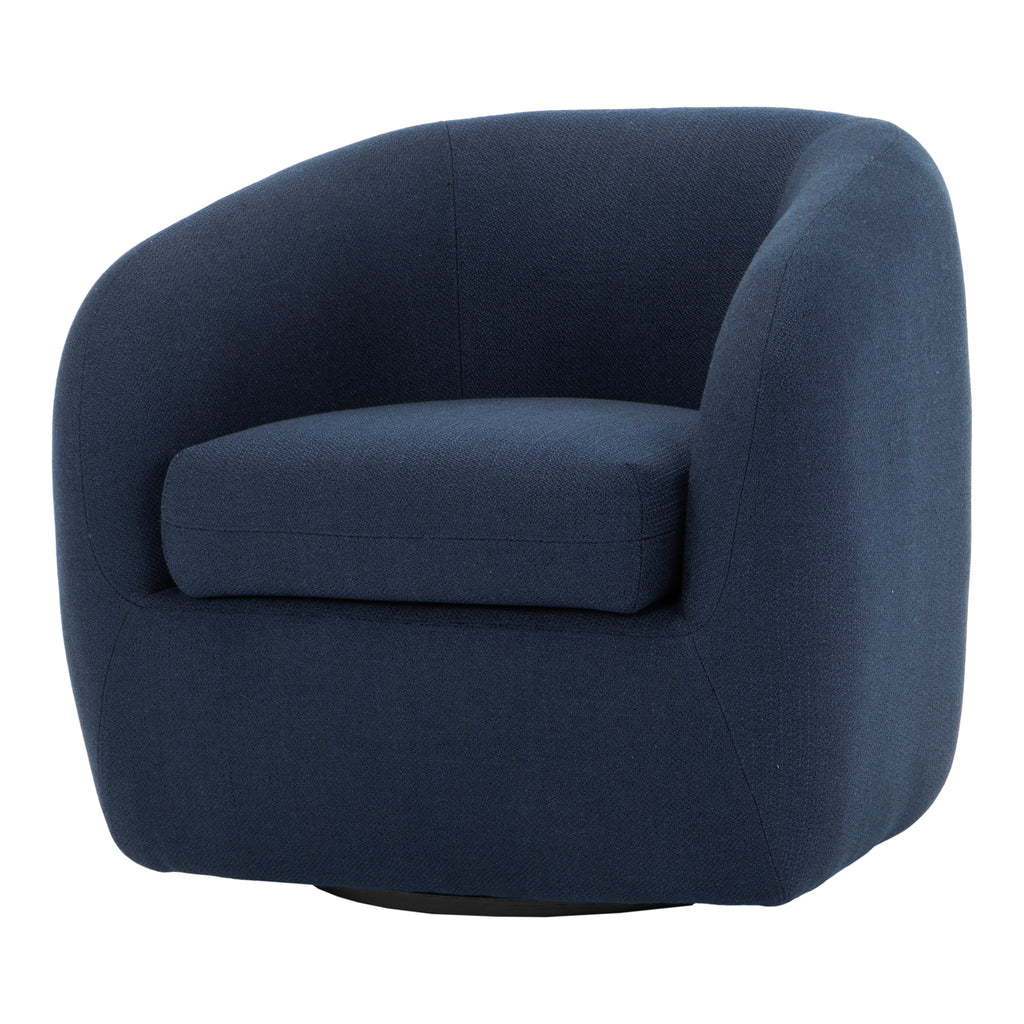 MAURICE SWIVEL CHAIR MIDNIGHT BLUE