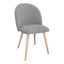 CLARISSA DINING CHAIR GREY-M2