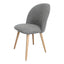 CLARISSA DINING CHAIR GREY-M2