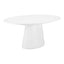 OTAGO OVAL DINING TABLE WHITE