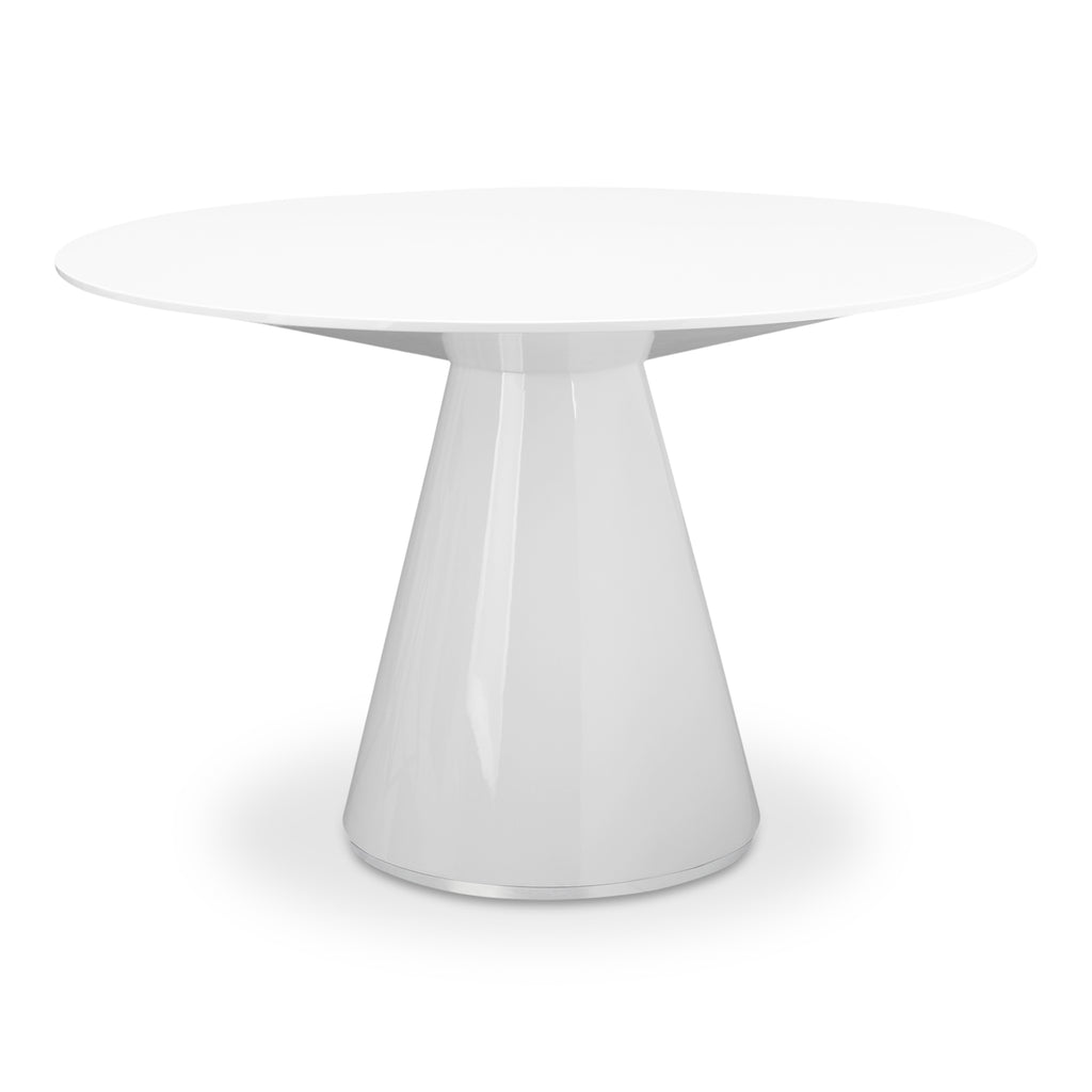 OTAGO DINING TABLE ROUND WHITE