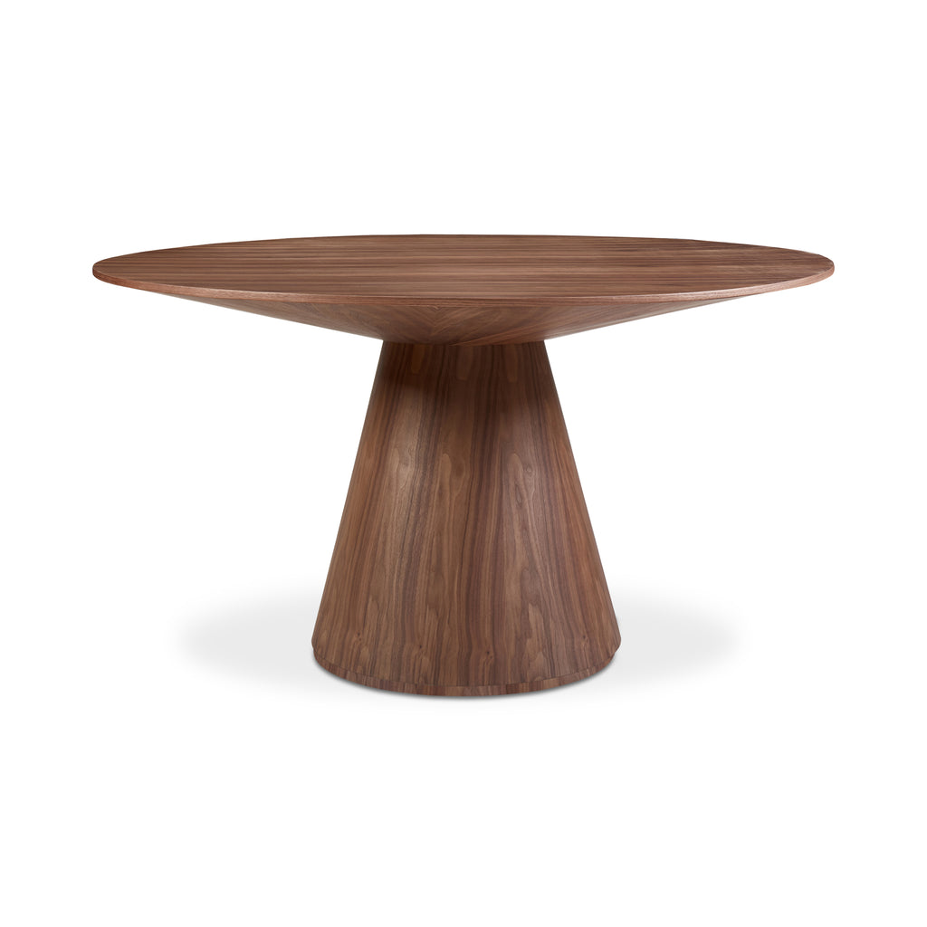 OTAGO DINING TABLE 54in ROUND WALNUT