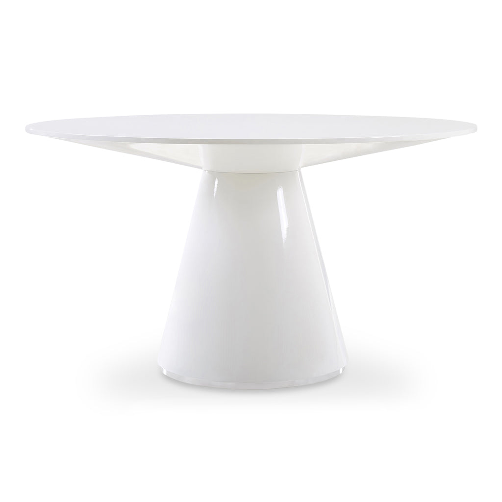 OTAGO DINING TABLE 54in ROUND WHITE