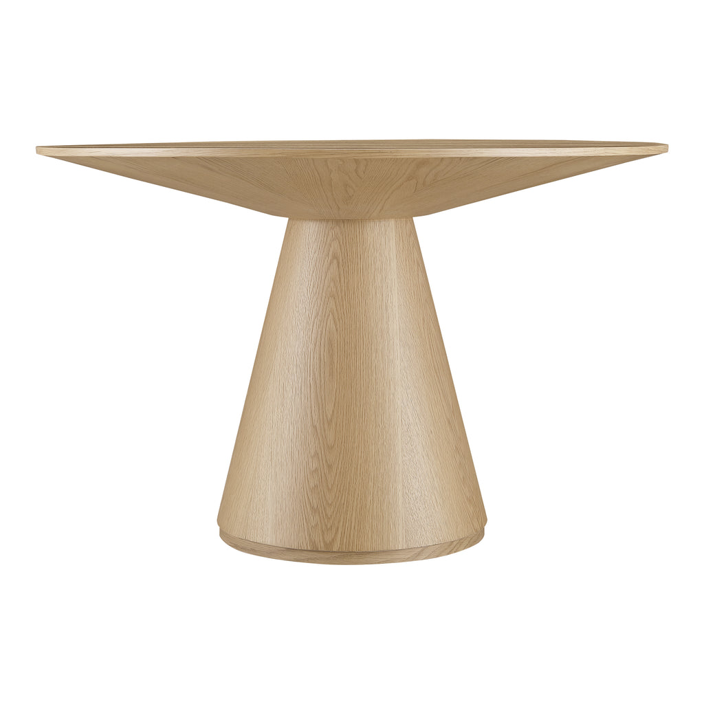 OTAGO DINING TABLE 54IN ROUND OAK