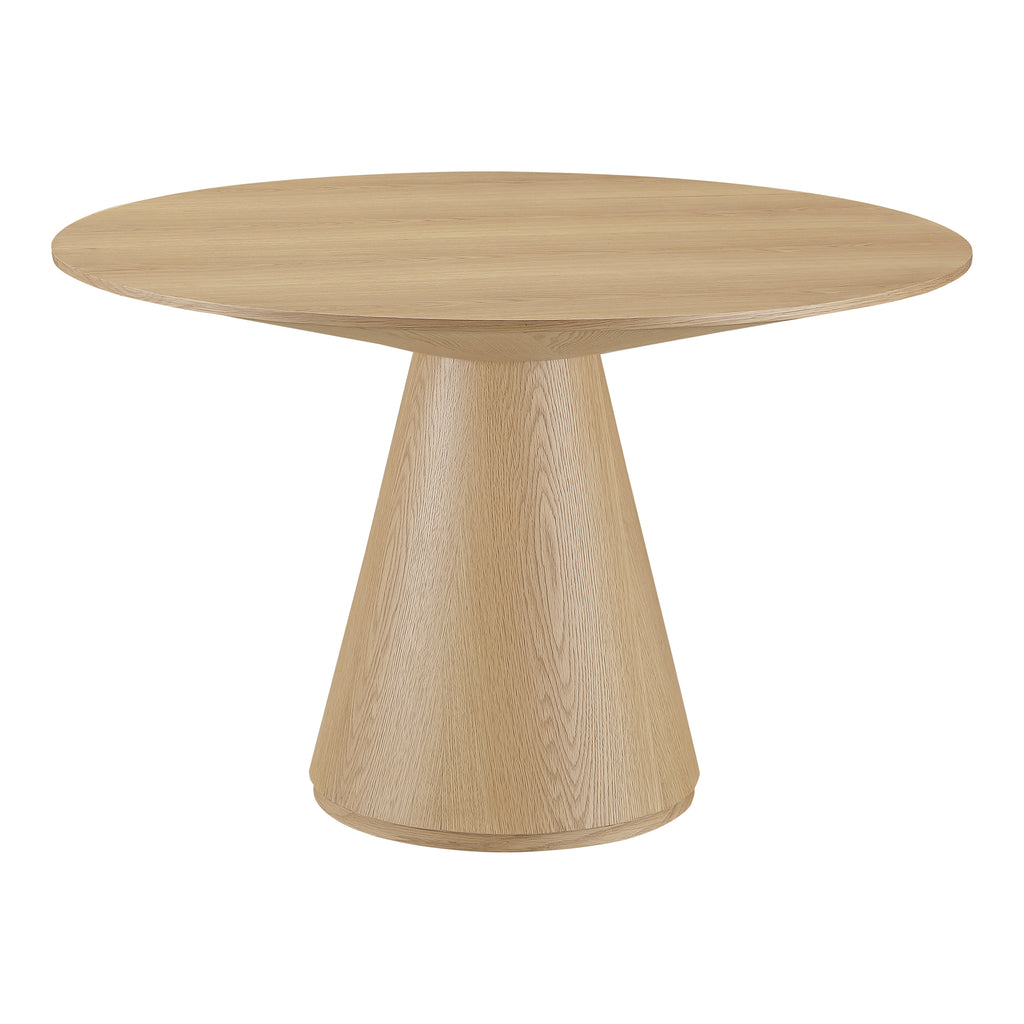 OTAGO DINING TABLE 54IN ROUND OAK