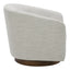 OSCY SWIVEL CHAIR SPLASHED WHITE