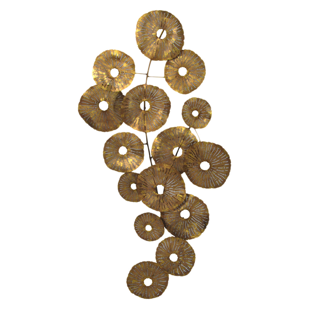 SMALL CIRCLES WALL DÉCOR GOLD