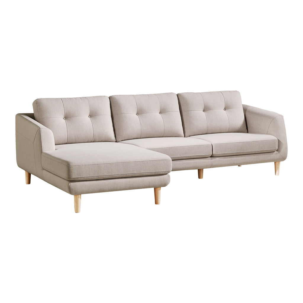 COREY SECTIONAL BEIGE LEFT