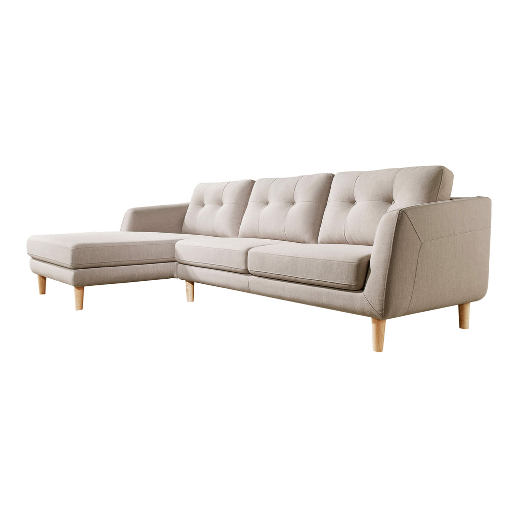 COREY SECTIONAL BEIGE LEFT