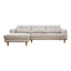 COREY SECTIONAL BEIGE LEFT