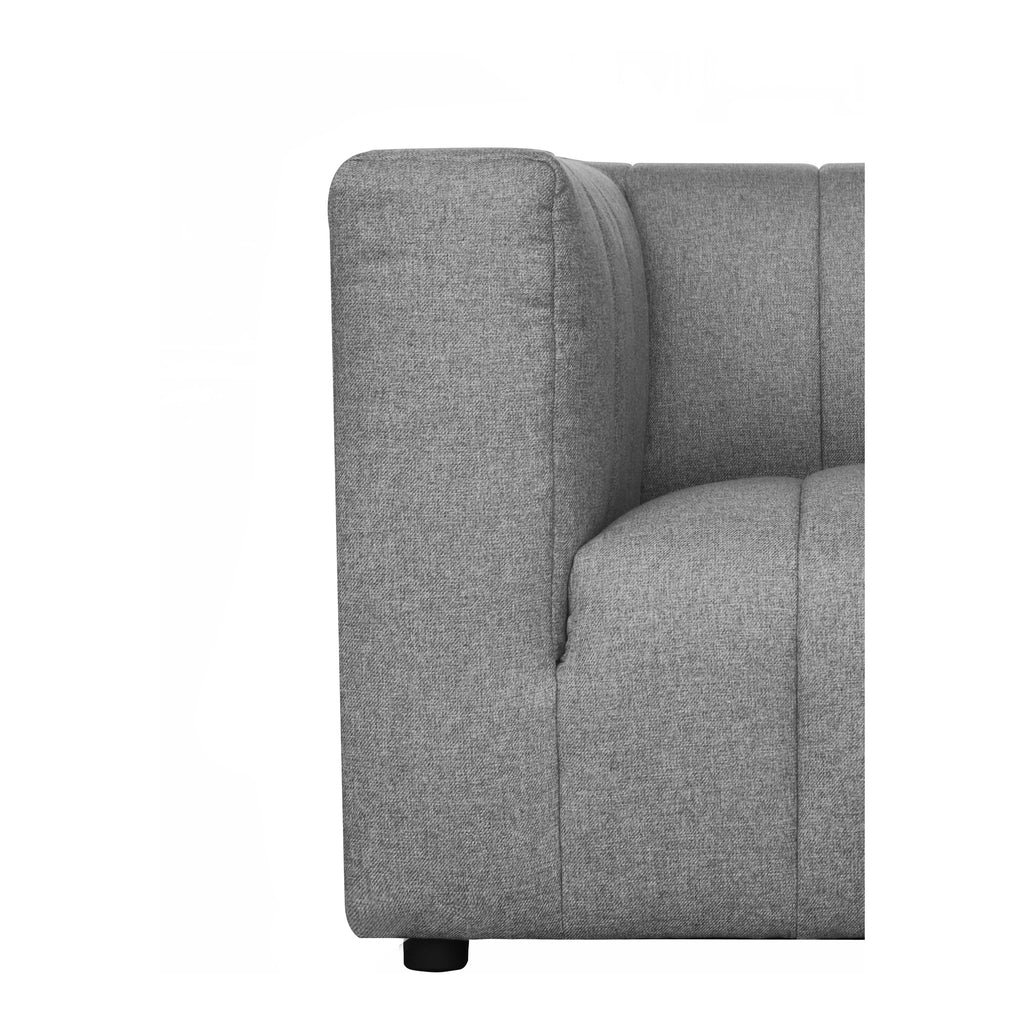 LYRIC ARM CHAIR LEFT GREY